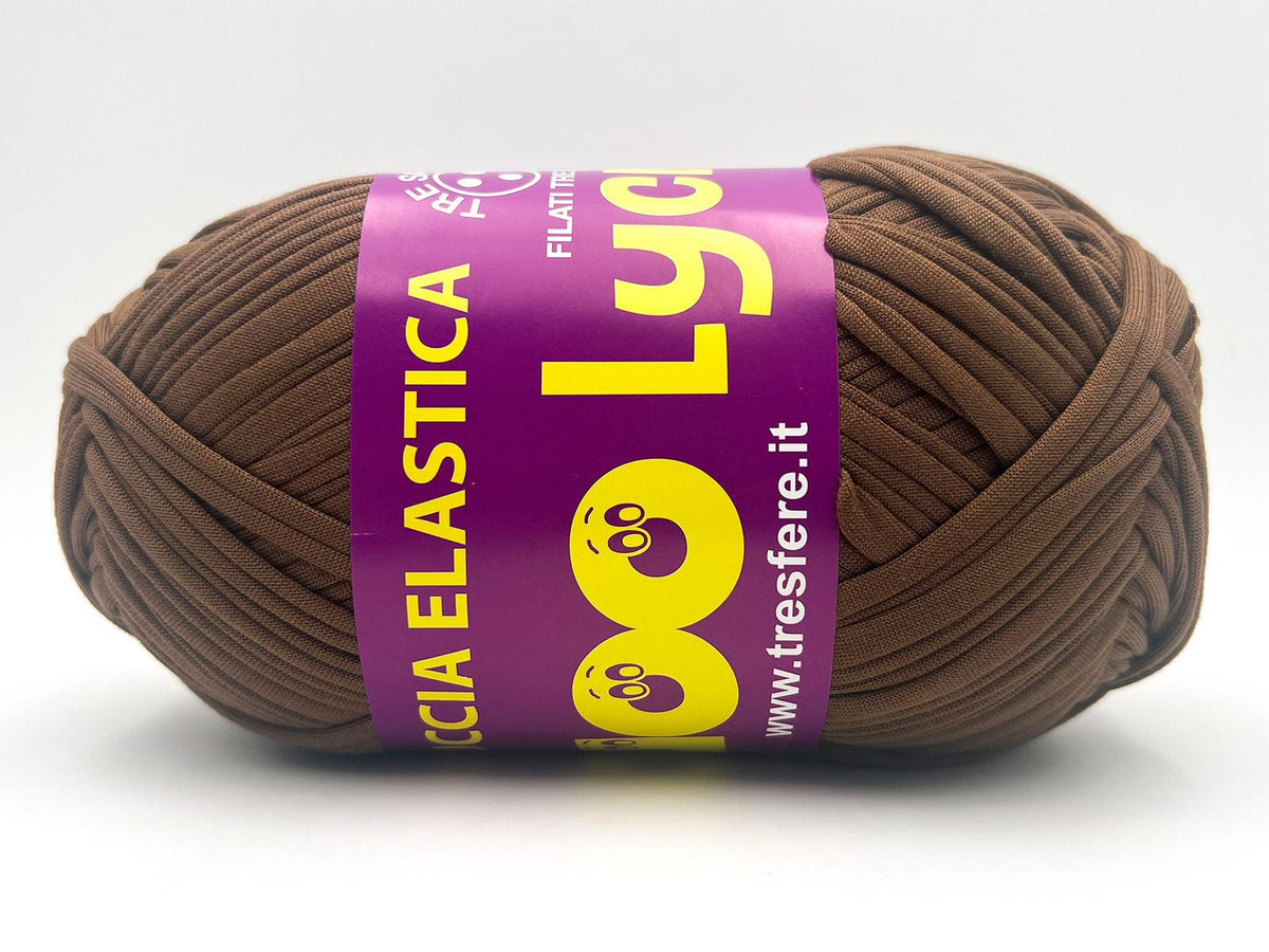 Fettuccia WAOO Lycra Elastica – 300 g / 110 m – Larghezza 2 cm – Per Borse e Accessori a Uncinetto