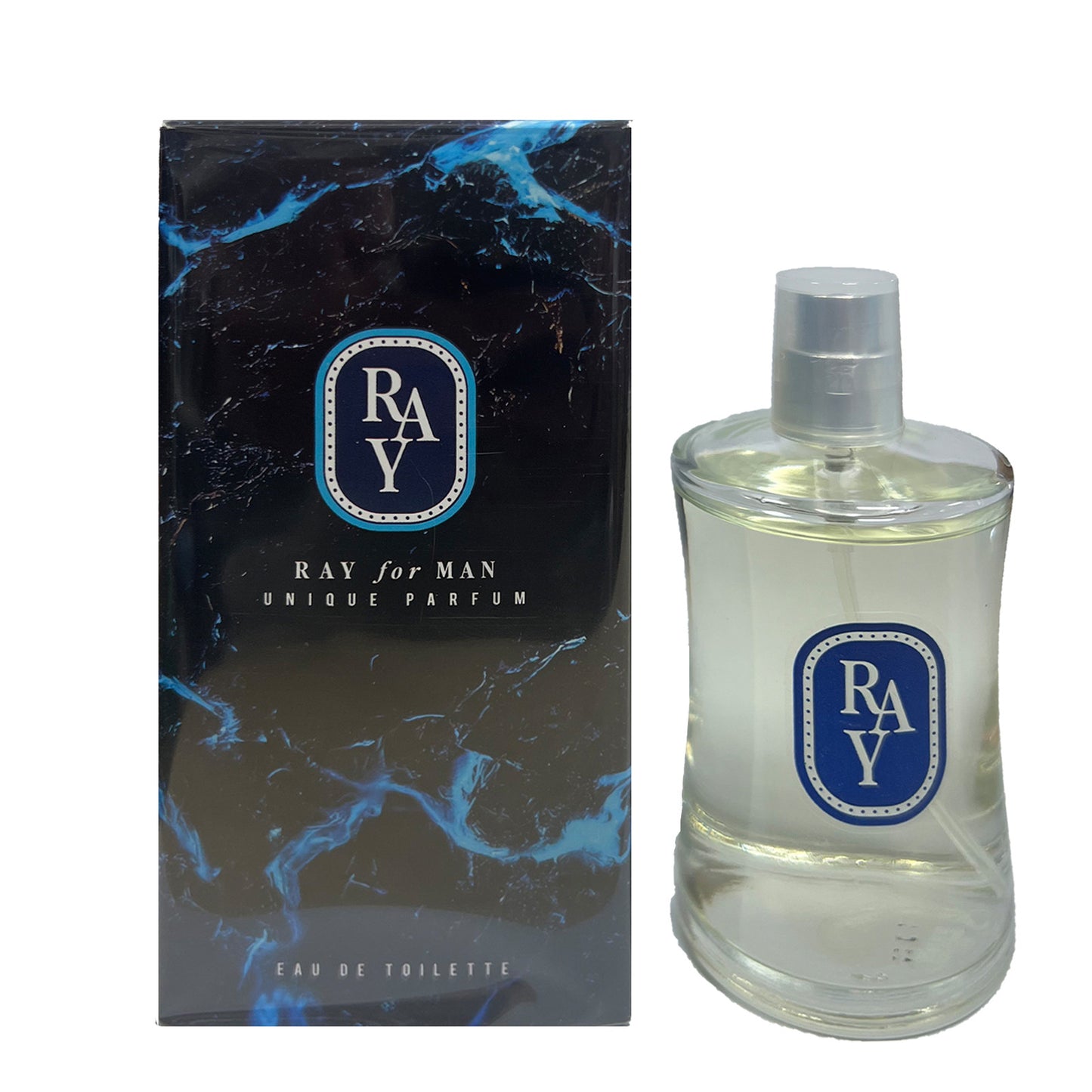 HOMME RAY eau de toilette profumo uomo 100ml spray pour Femme 3.3 fl oz 80% vol