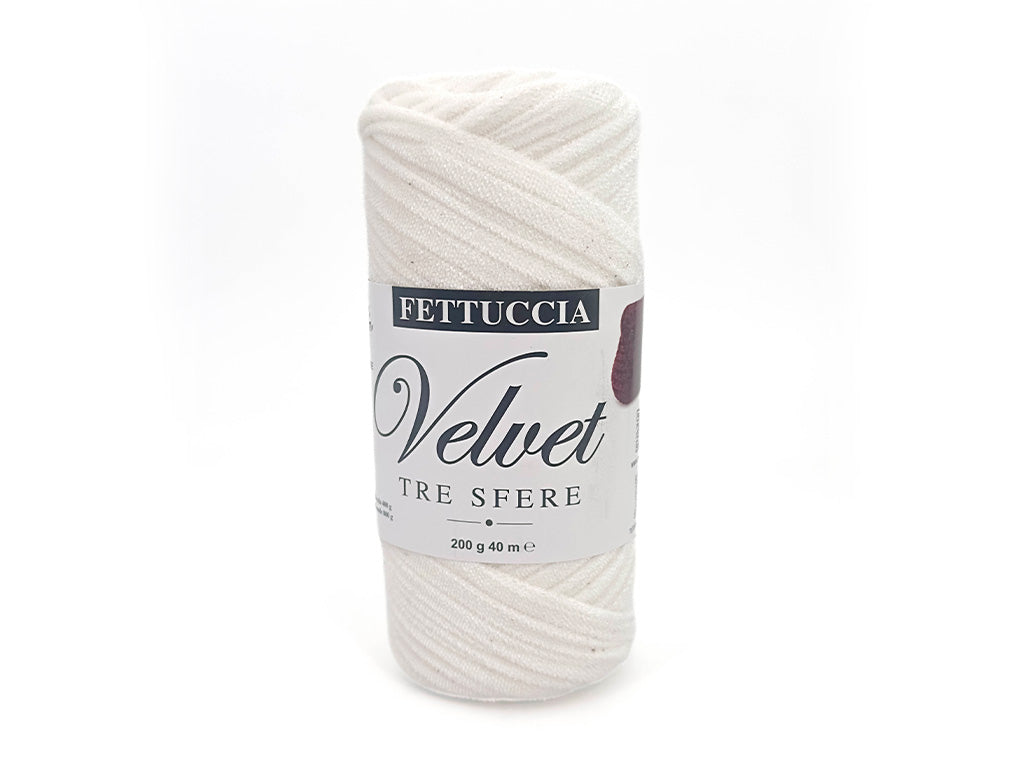 FETTUCCIA VELVET TRE SFERE 200G 40M 90% MICROFIBRA PL 10%ELASTAN
