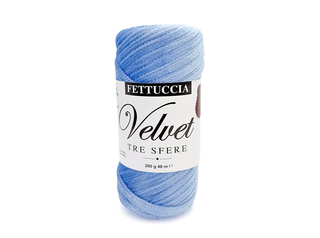 FETTUCCIA VELVET TRE SFERE 200G 40M 90% MICROFIBRA PL 10%ELASTAN