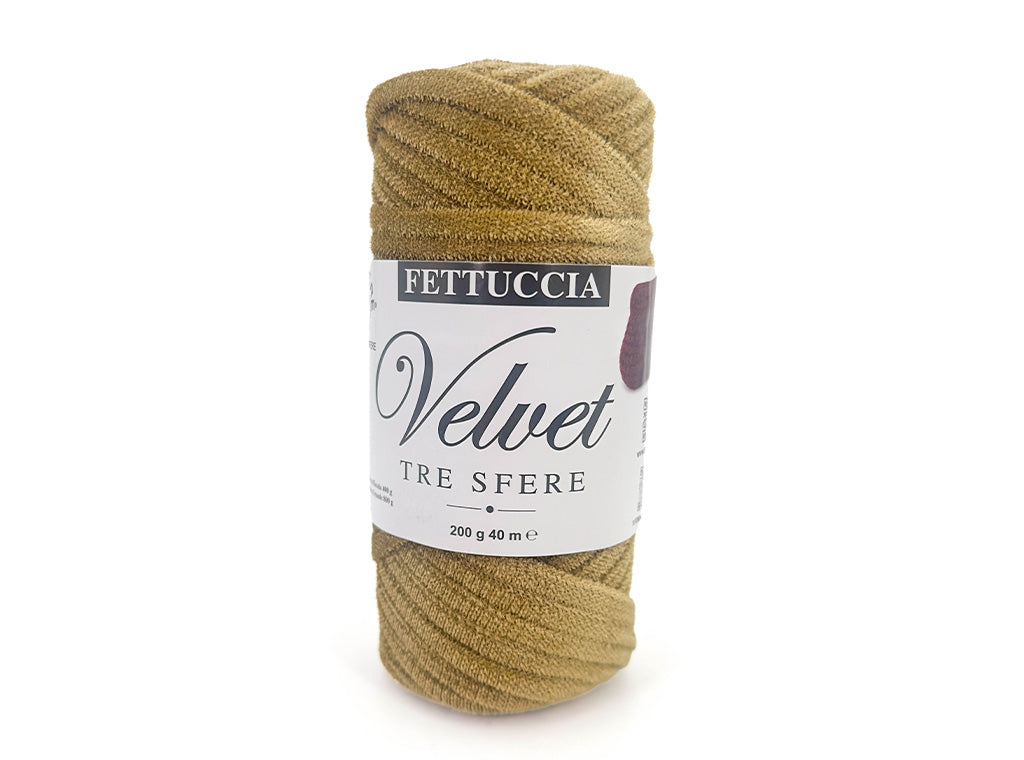 FETTUCCIA VELVET TRE SFERE 200G 40M 90% MICROFIBRA PL 10%ELASTAN