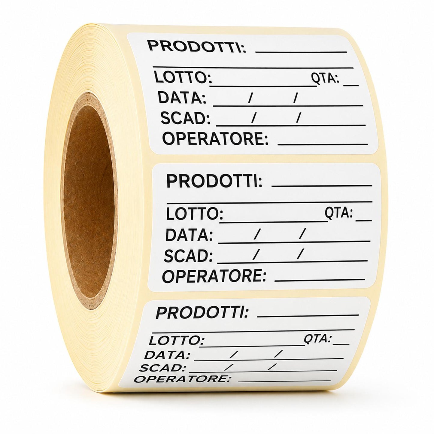 1000 Etichette Adesive HACCP per Alimenti 50x30 Mm, Rotolo Etichette di Controllo per Cucina, Freezer, Barattoli e Conservazione