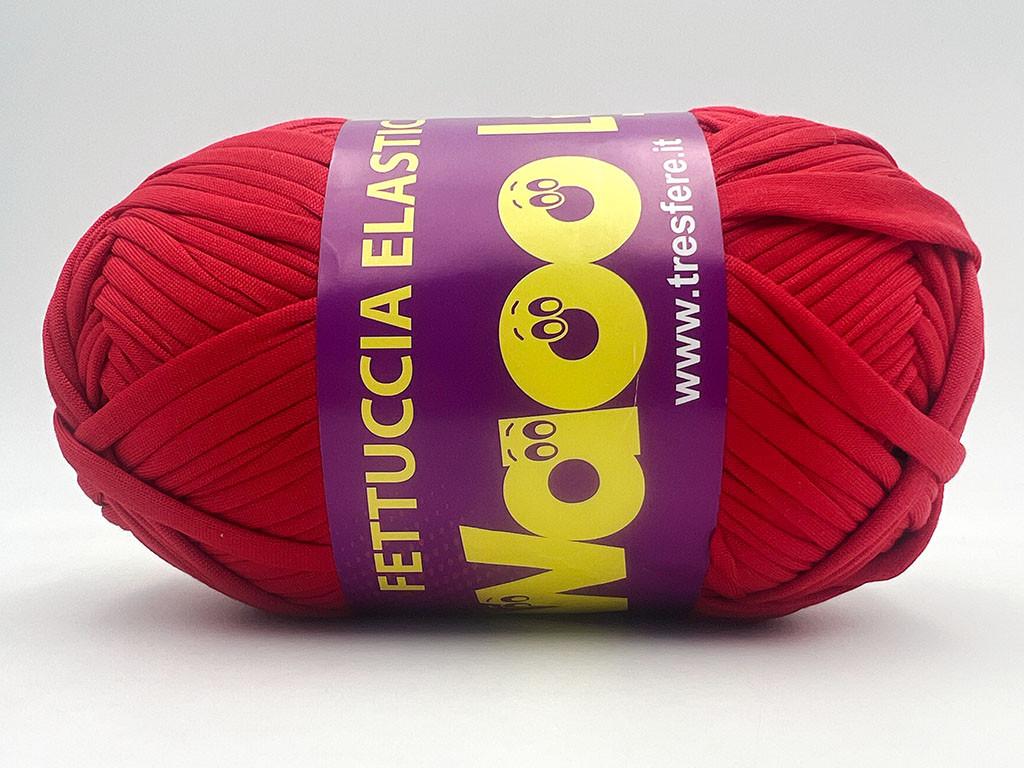 Fettuccia WAOO Lycra Elastica – 300 g / 110 m – Larghezza 2 cm – Per Borse e Accessori a Uncinetto