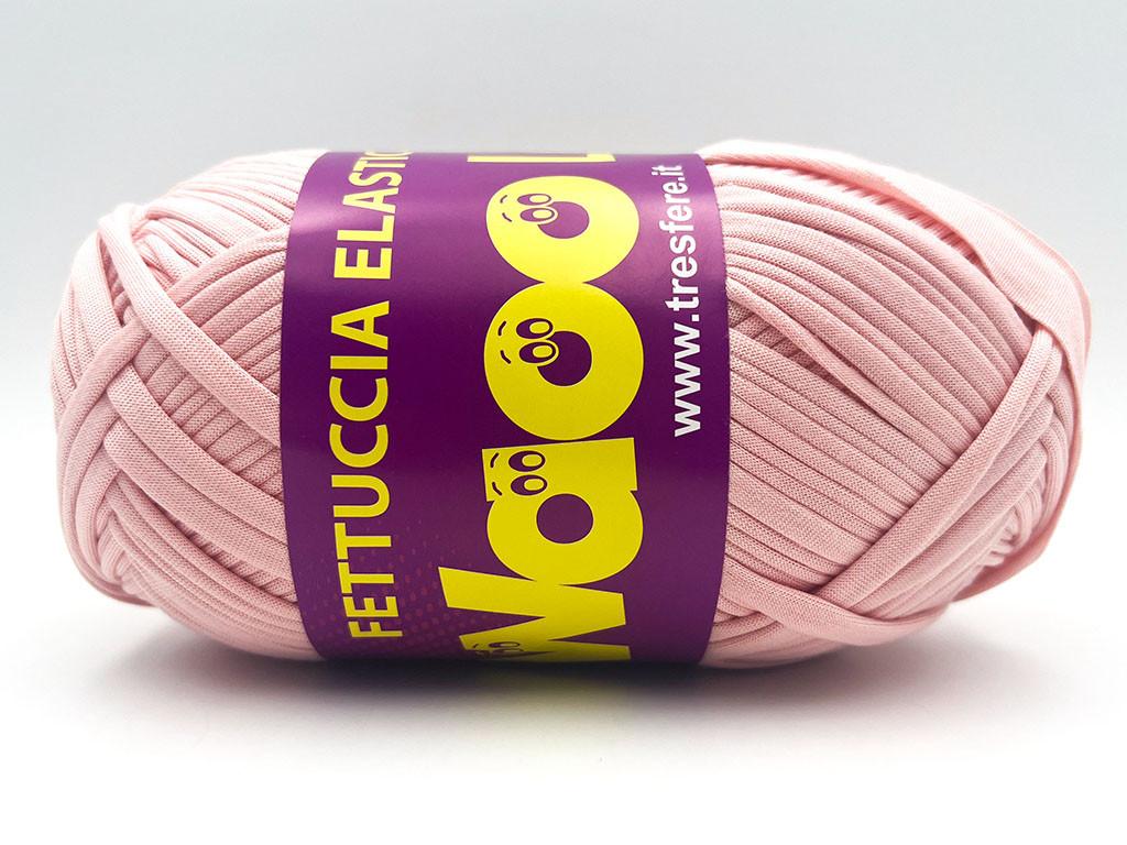 Fettuccia WAOO Lycra Elastica – 300 g / 110 m – Larghezza 2 cm – Per Borse e Accessori a Uncinetto