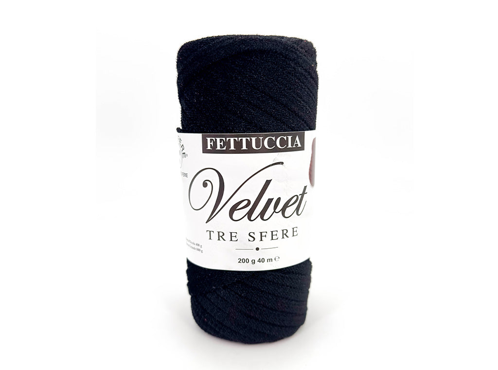 FETTUCCIA VELVET TRE SFERE 200G 40M 90% MICROFIBRA PL 10%ELASTAN