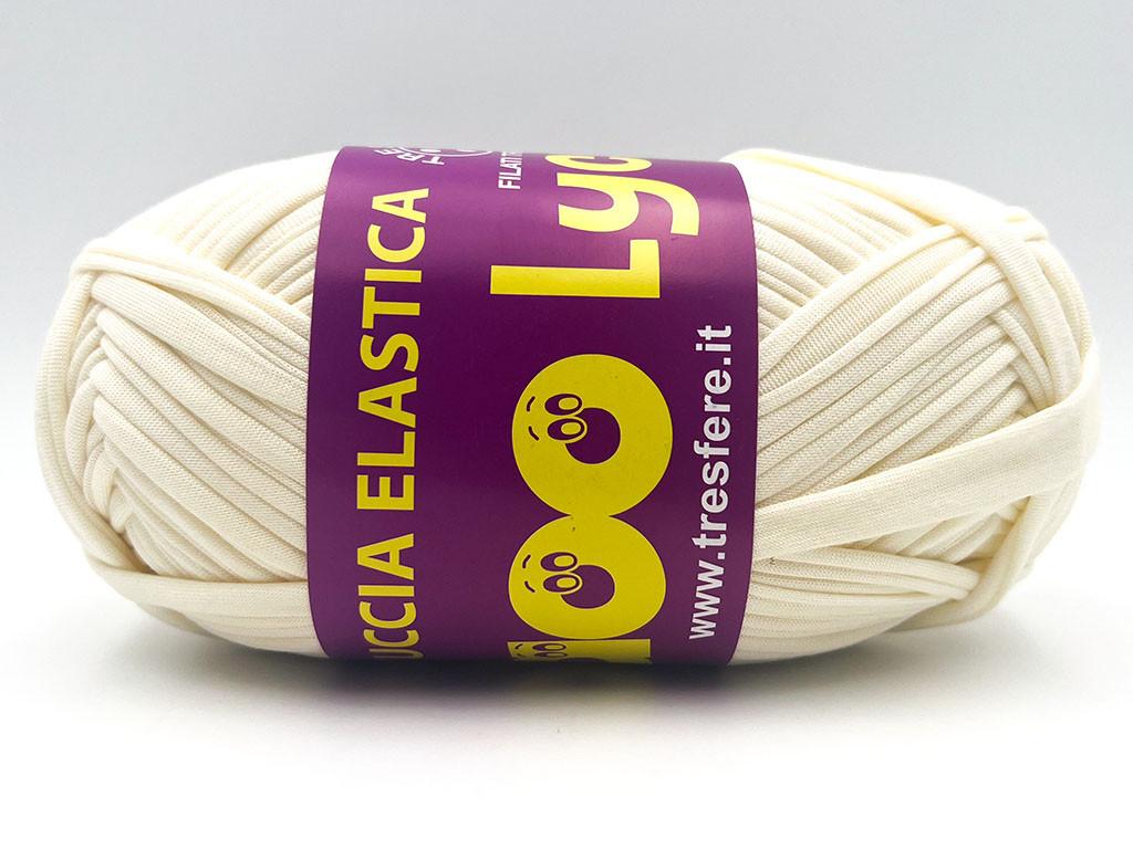 Fettuccia WAOO Lycra Elastica – 300 g / 110 m – Larghezza 2 cm – Per Borse e Accessori a Uncinetto