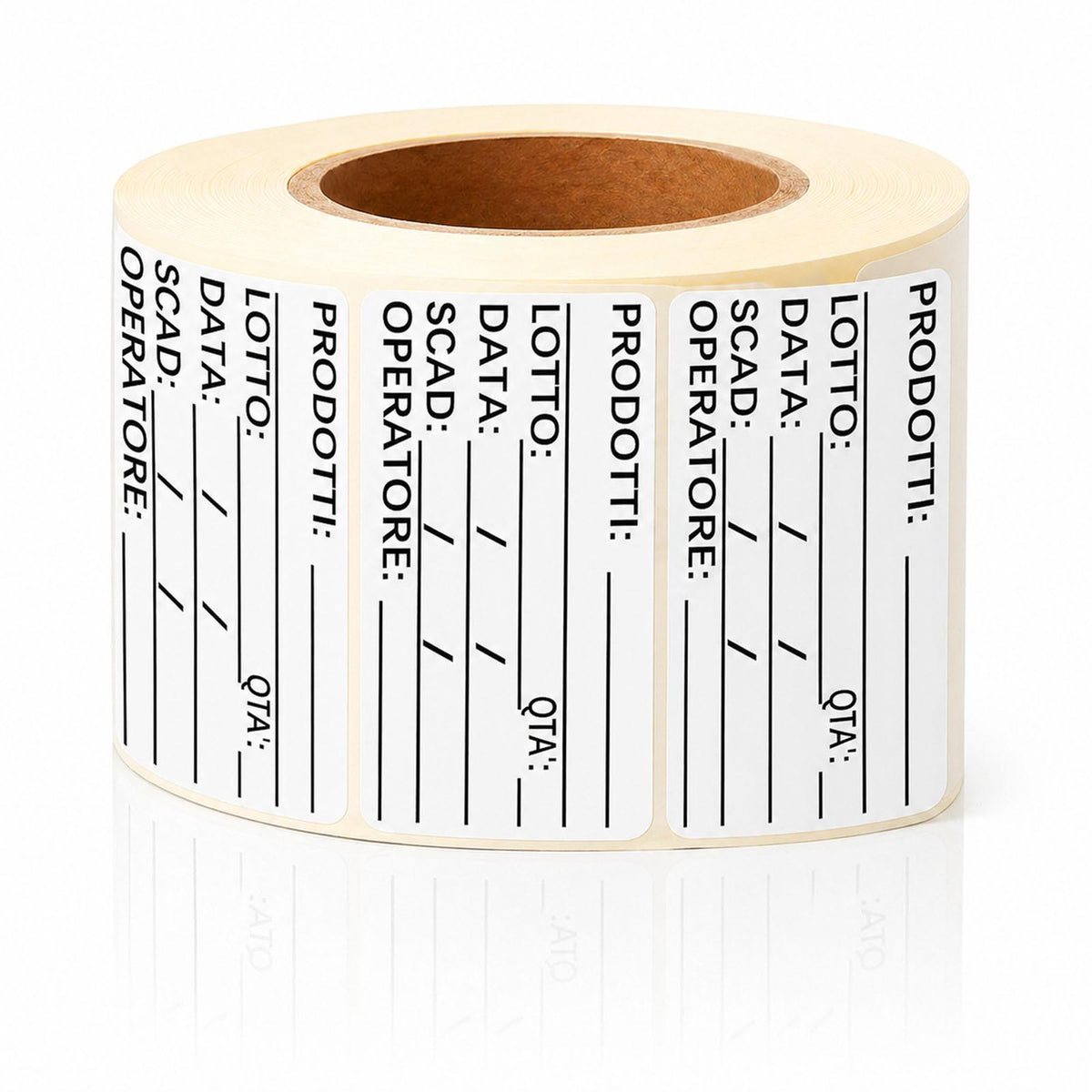 1000 Etichette Adesive HACCP per Alimenti 50x30 Mm, Rotolo Etichette di Controllo per Cucina, Freezer, Barattoli e Conservazione