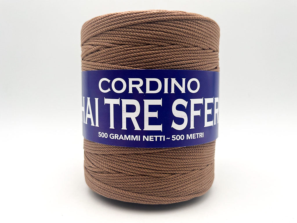 Cordino Thai Tre Sfere 500g 500m Filato PP 1,8 mm per Uncinetto Borse Cestini Fai da Te Morbido Resistente Anti Groviglio - BRAN