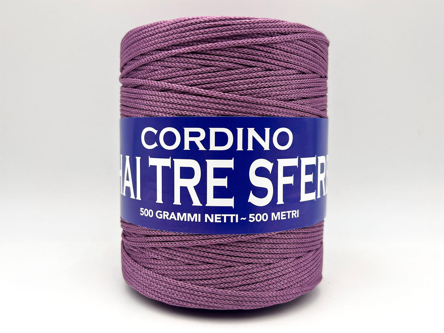 Cordino Thai Tre Sfere 500g 500m Filato PP 1,8 mm per Uncinetto Borse Cestini Fai da Te Morbido Resistente Anti Groviglio - CROCUS