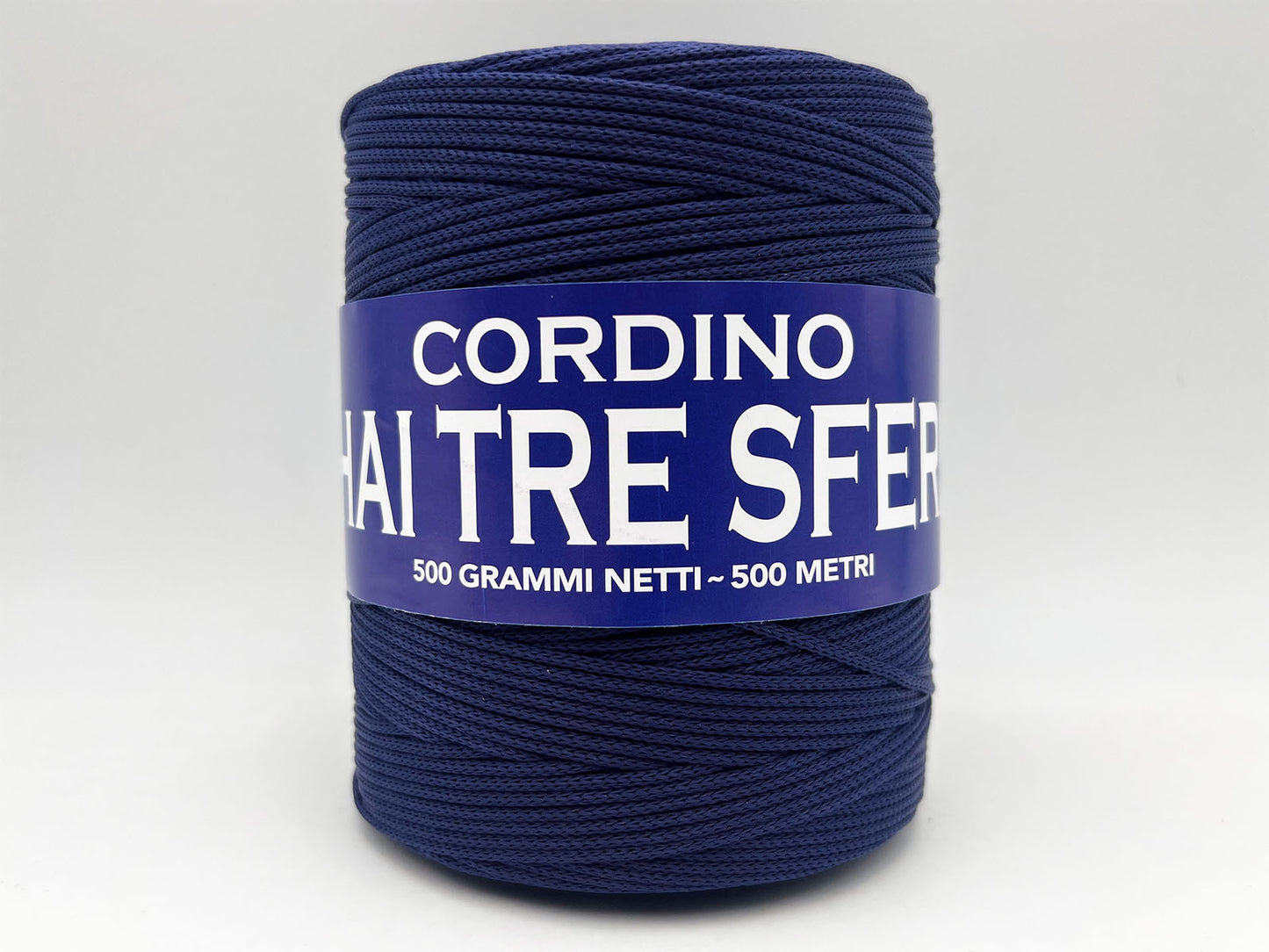 Cordino Thai Tre Sfere 500g 500m Filato PP 1,8 mm per Uncinetto Borse Cestini Fai da Te Morbido Resistente Anti Groviglio - ECLIPSE