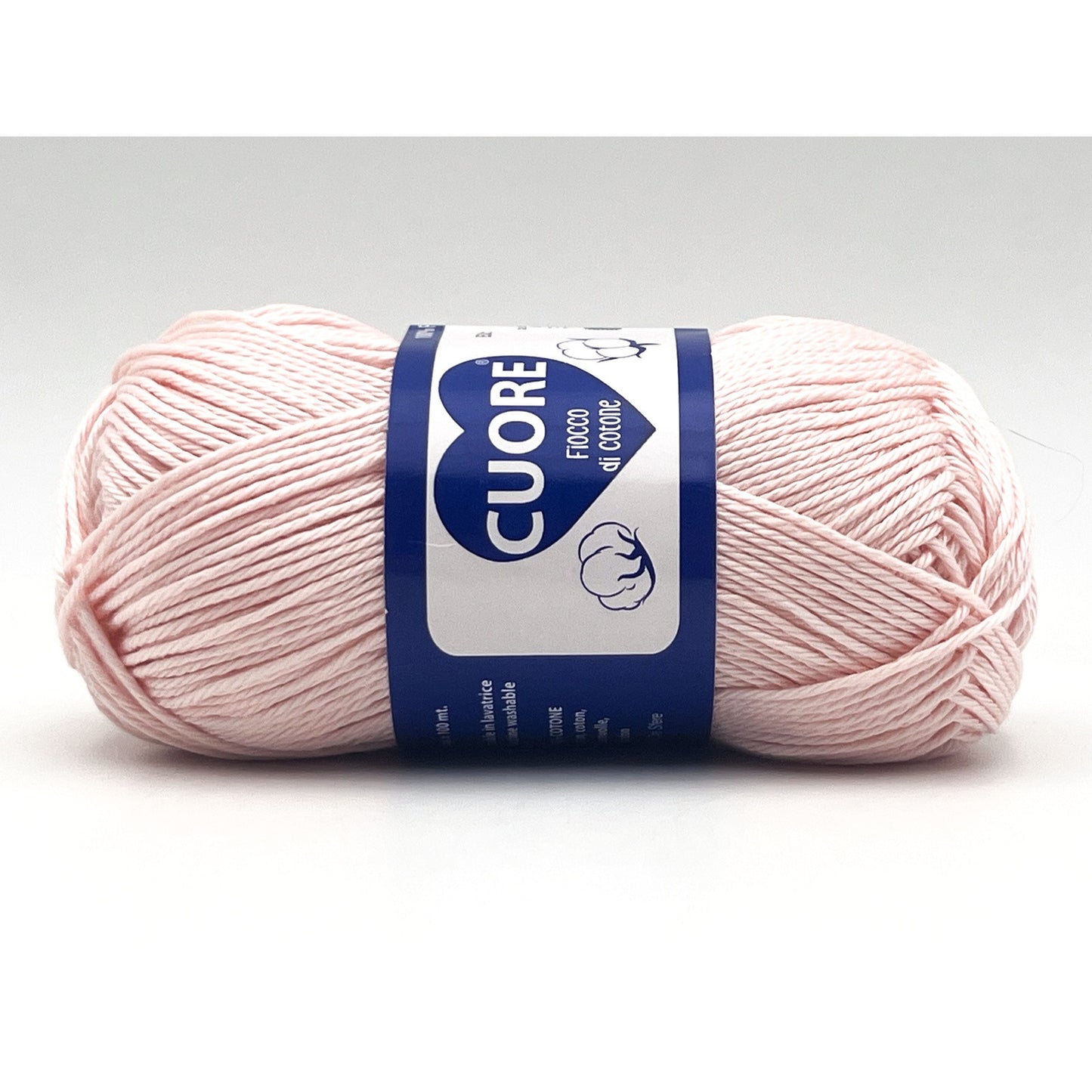Cotone Cuore 100% Cotone Naturale 40g 100m, Filato Uncinetto 2.5-3.5mm per Amigurumi e Fai da Te - PINK