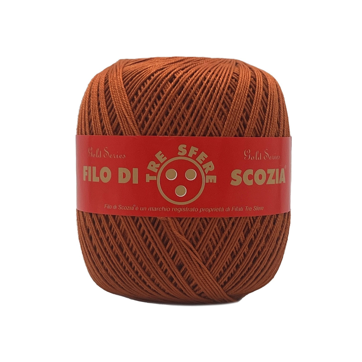 COTONE FILO DI SCOZIA TITOLO 5 CF 600 GR - TERRACOTTA