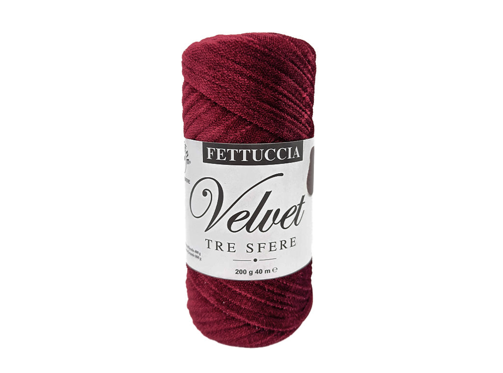 FETTUCCIA VELVET TRE SFERE 200G 40M 90% MICROFIBRA PL 10%ELASTAN