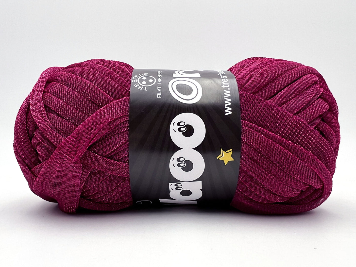Fettuccia WAOO Organza Glitterata – 100 g / 70 m – Filato per Borse e Accessori a Uncinetto - BUBBLE
