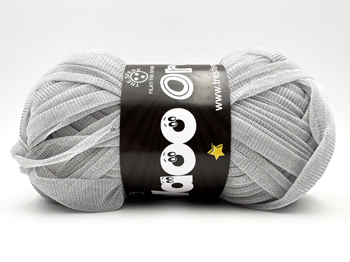 Fettuccia WAOO Organza Glitterata – 100 g / 70 m – Filato per Borse e Accessori a Uncinetto - SIRIUS