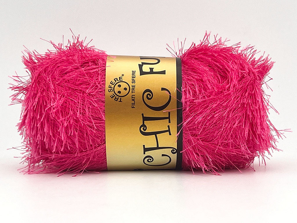 Chic Fur Filati Tre Sfere – Pelliccia Ecologica 100% Poliestere – Gomitolo 100 g - ORCHIDEA