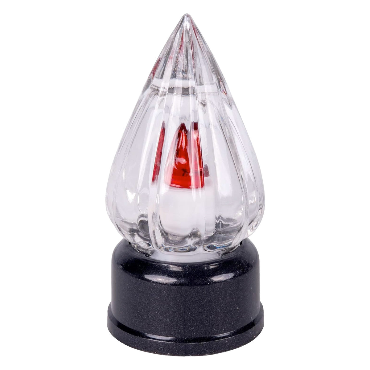 Lumini Cimitero a Batteria LED Stilo Pacis - Candele Elettriche Bianco/Rosso