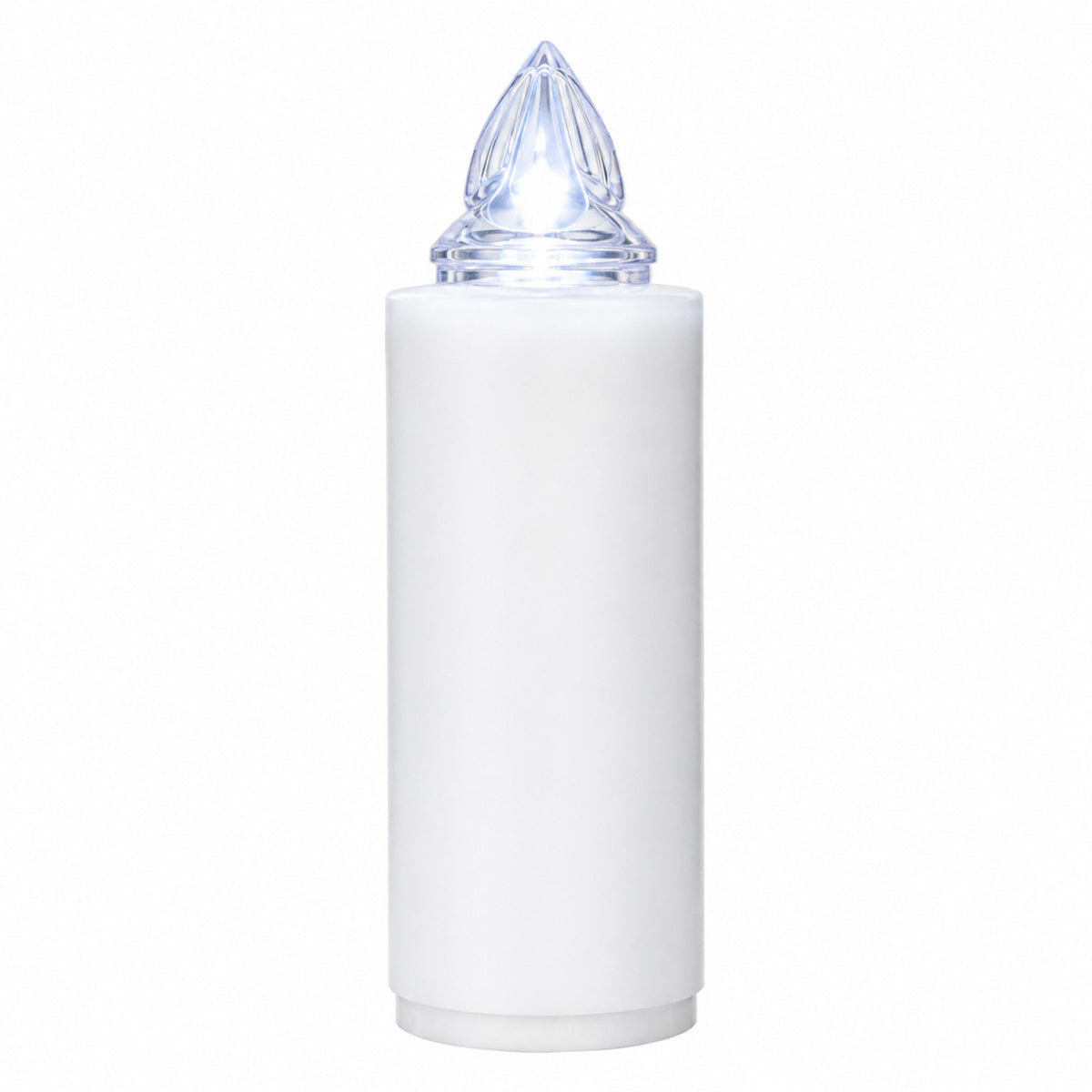 Lumino Elettrico a Led Stilo Pacis, Durata 365 Giorni, Bianco con  Luce Intermittente, 9.5xø3 cm