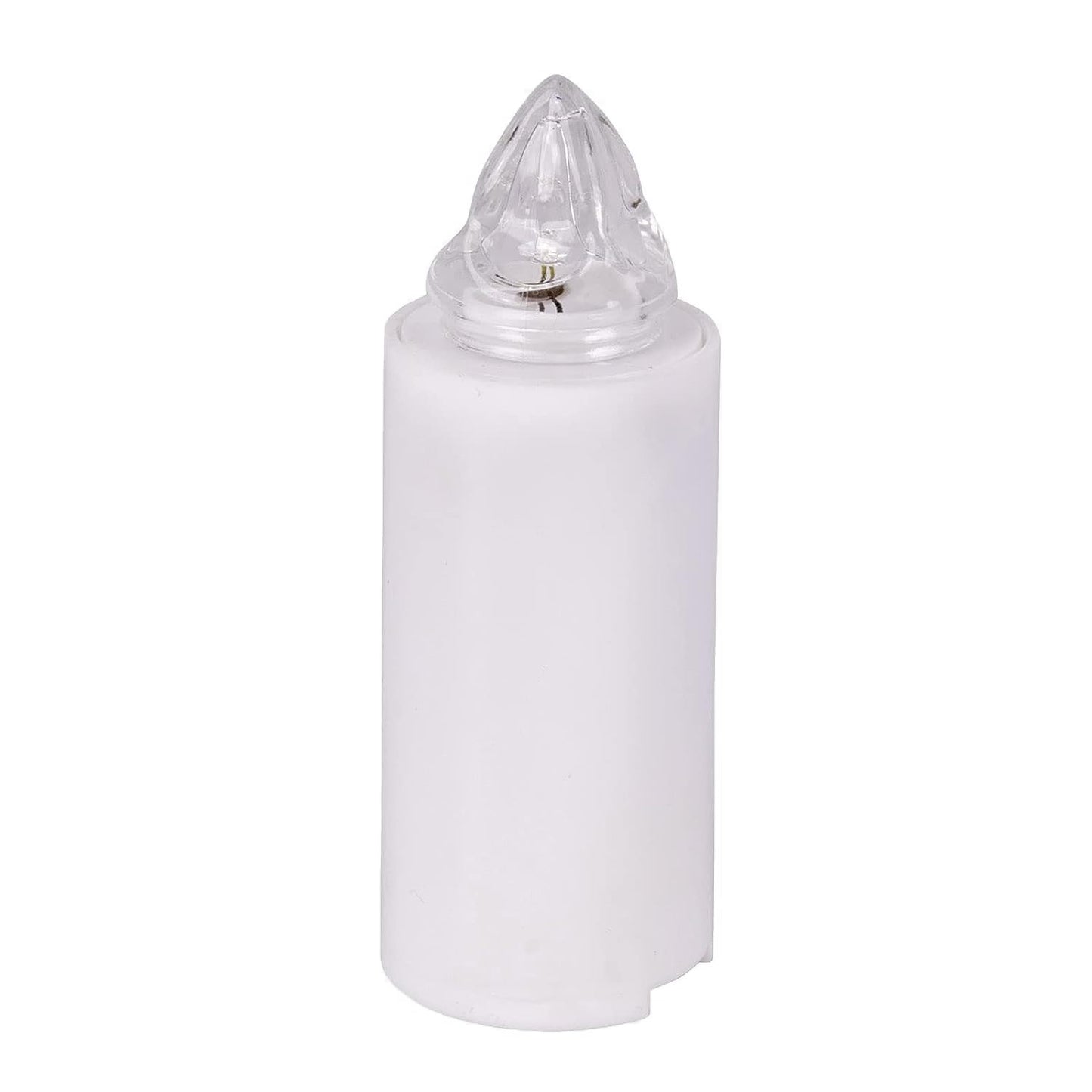 Lumino Elettrico a Led Stilo Pacis, Durata 365 Giorni, Bianco con  Luce Intermittente, 9.5xø3 cm