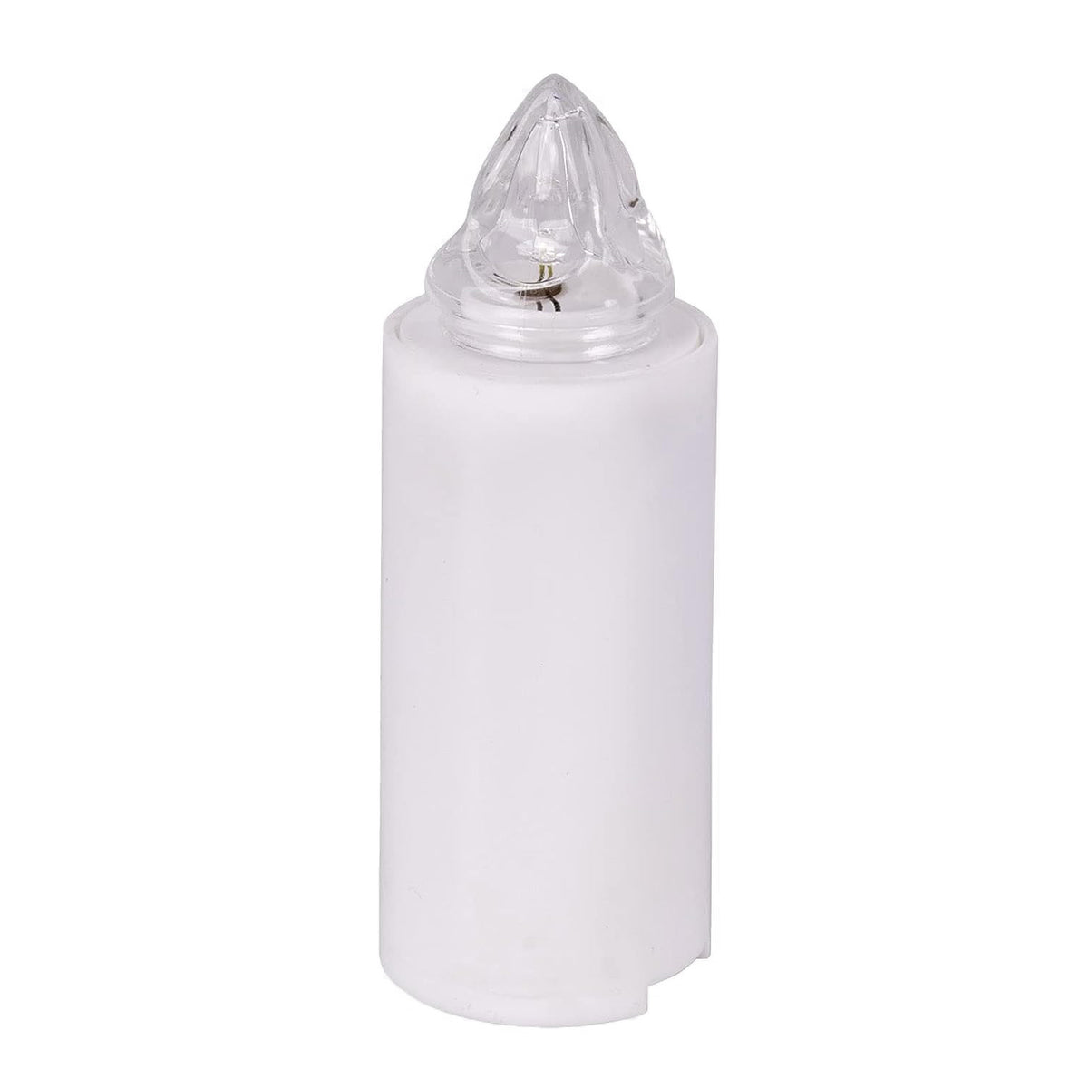 Lumino Elettrico a Led Stilo Pacis, Durata 365 Giorni, Bianco con  Luce Intermittente, 9.5xø3 cm