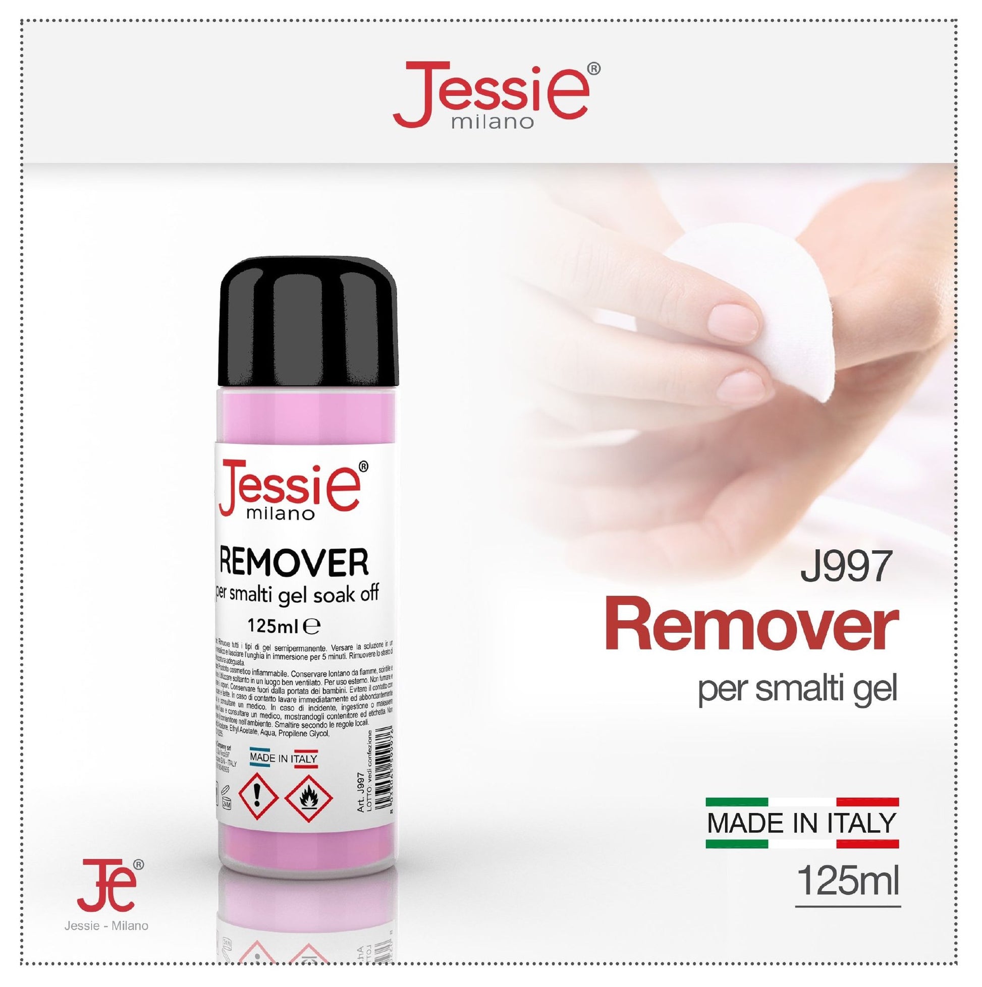 REMOVER PER GEL SOAK OFF 125ML