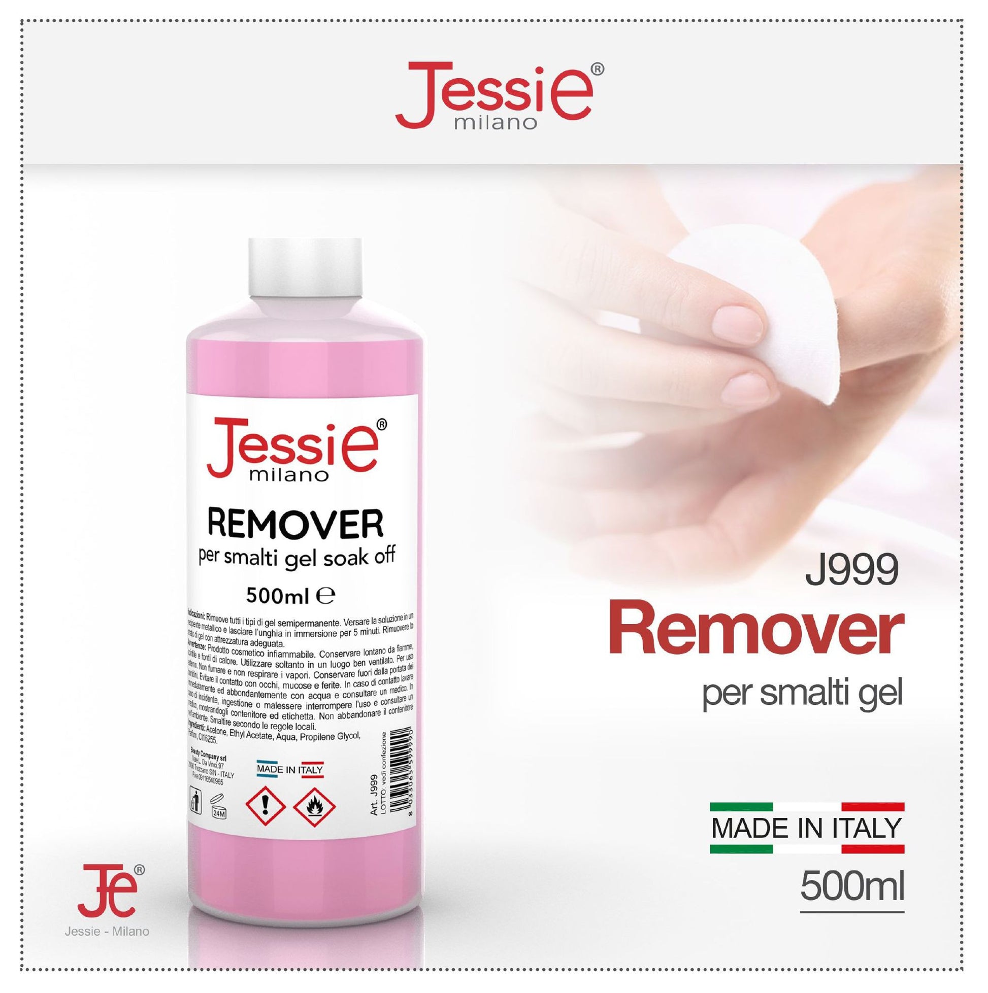 REMOVER PER GEL SOAK OFF 500ML