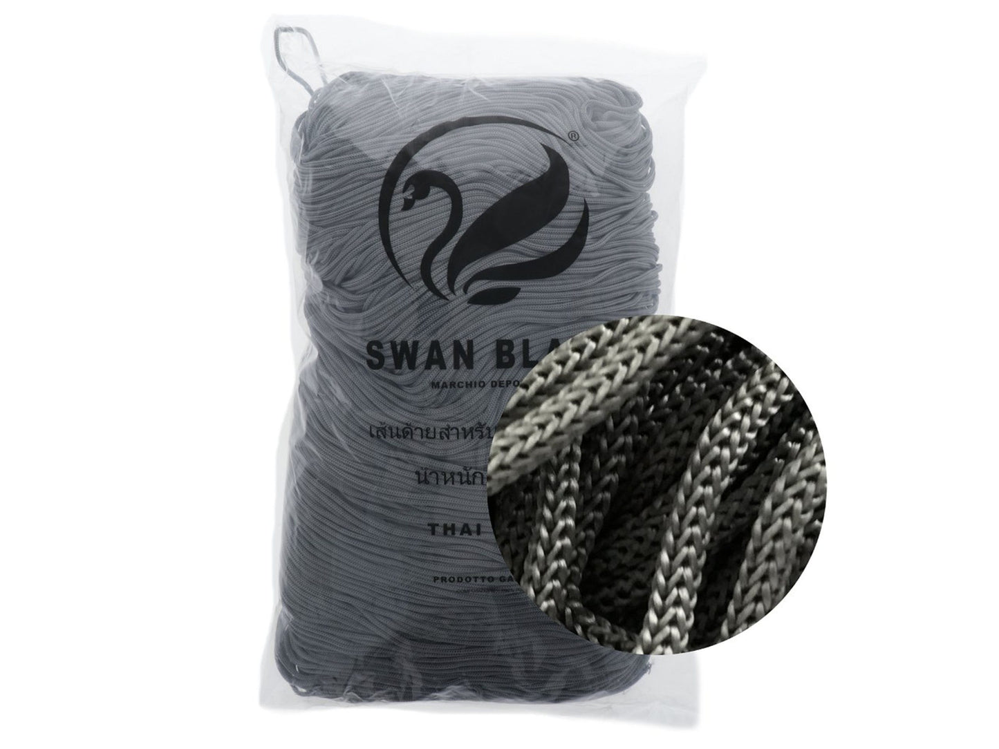 Cordino Swan Black 500g - Grigio