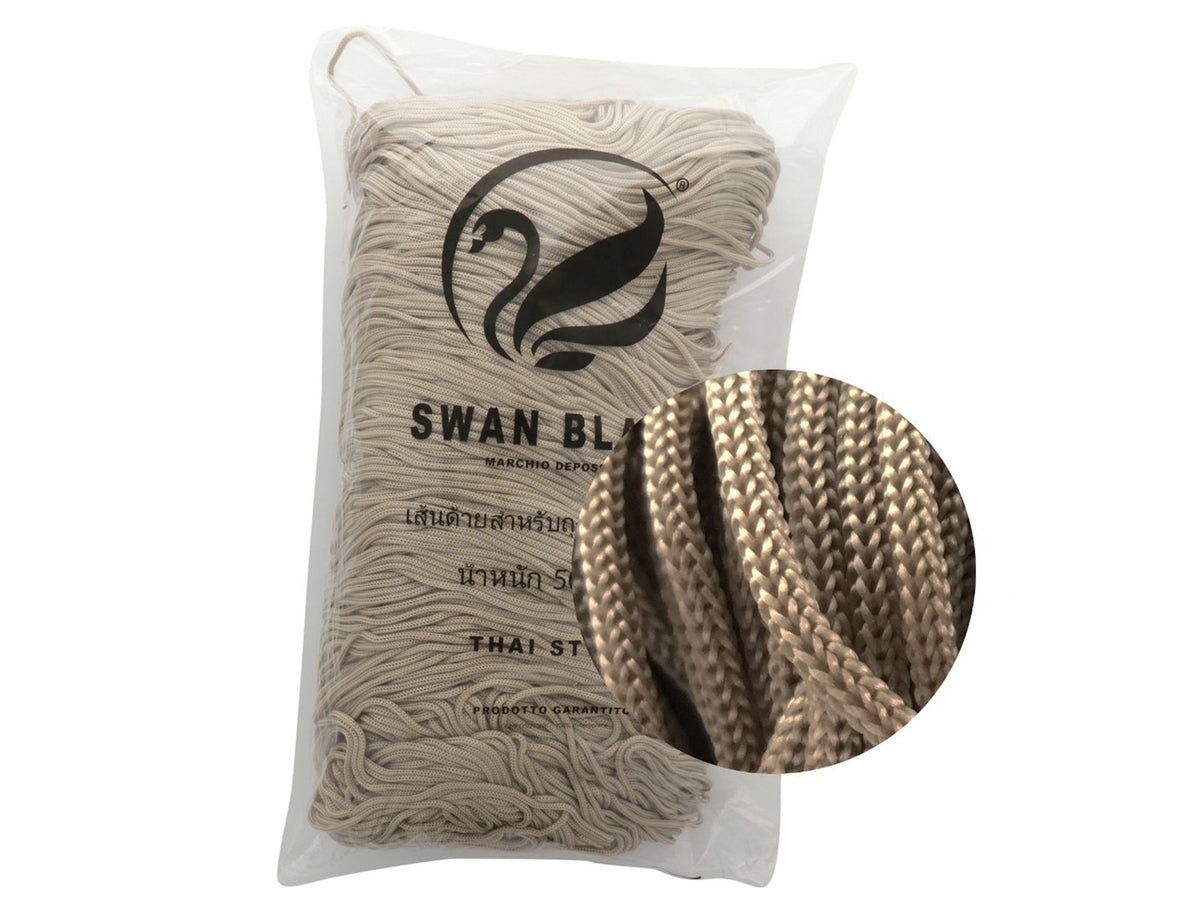 Cordino Swan Black 500g - Beige