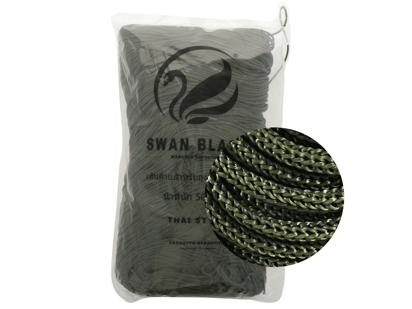 Cordino Swan Black 500g - MILITARE
