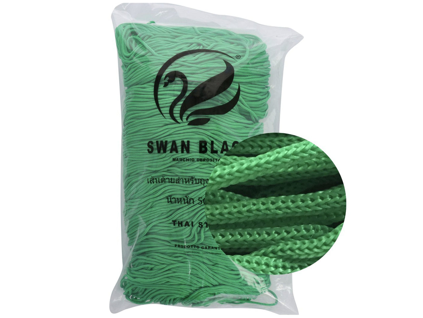 Cordino Swan Black 500g - VERDE BANDIERA