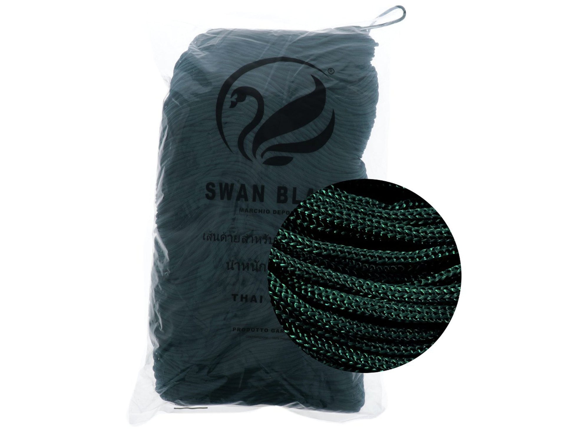 Cordino Swan Black 500g - PETROLIO