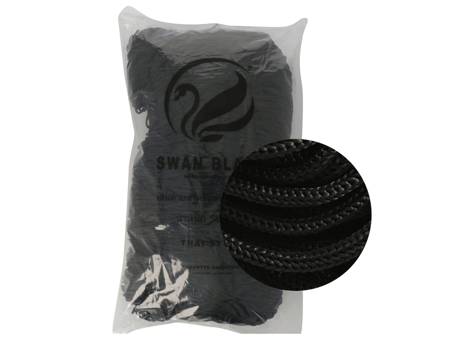 Cordino Swan Black 500g - Nero