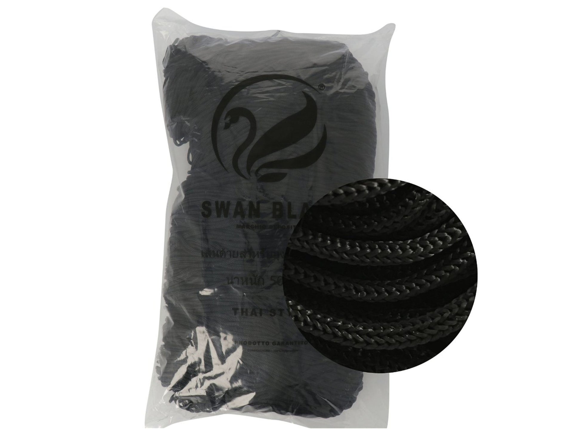 Cordino Swan Black 500g - Nero